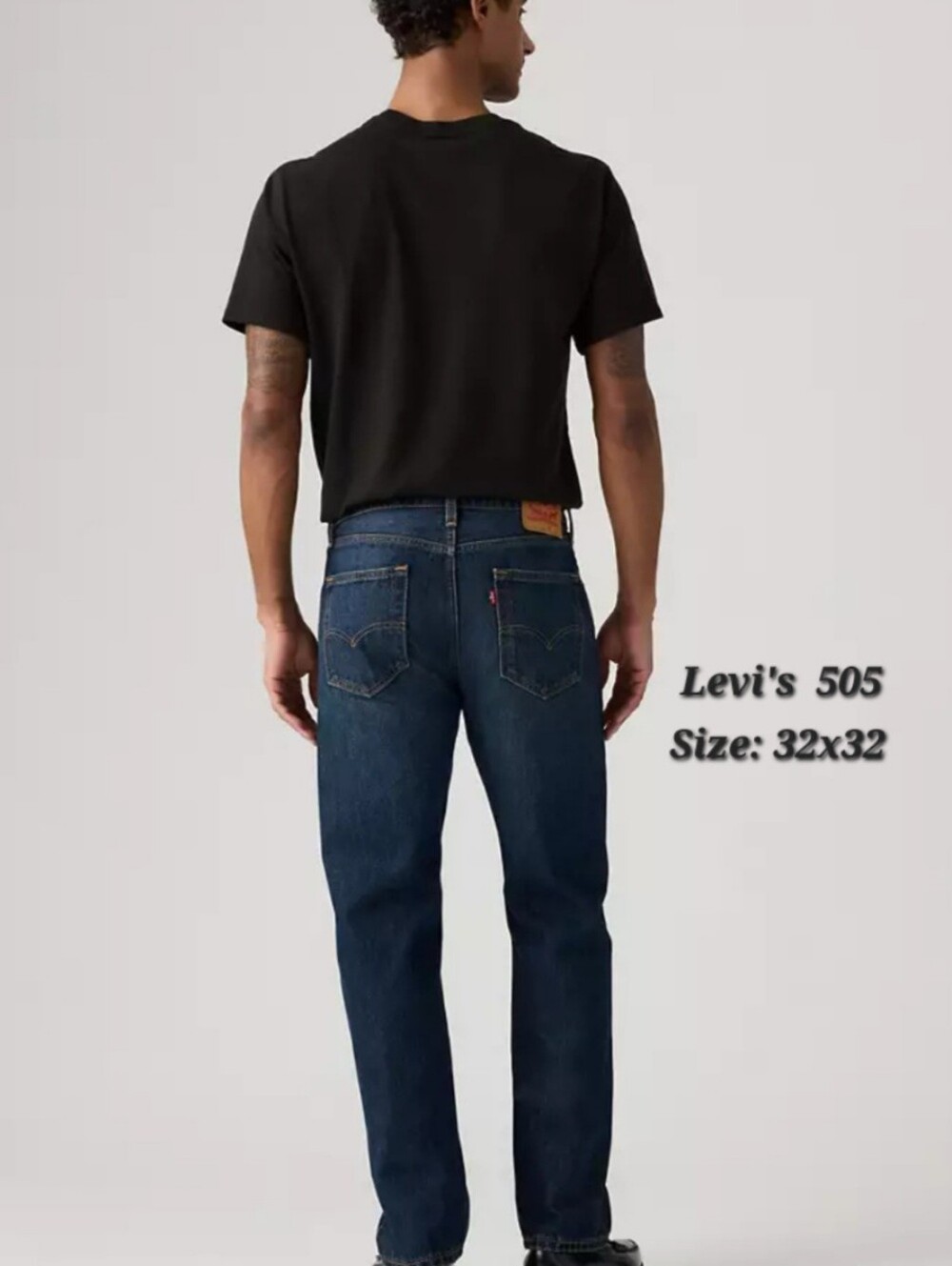Levi's 505 Men's Jeans Size 32x32 Classic Straight Leg Dark Wash